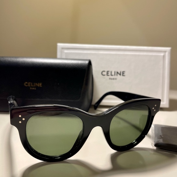 Celine Accessories - 🕶 CELINE SUNGLASSES IN ACETATE WITH MINERAL LENSES - BLACK 🕶
